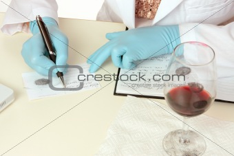 Forensic Science obtaining fingerprints