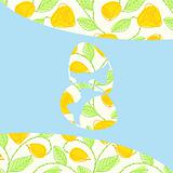 Cute patterned Easter background
