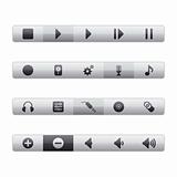 Interface Icons - Audio Equipment Gray