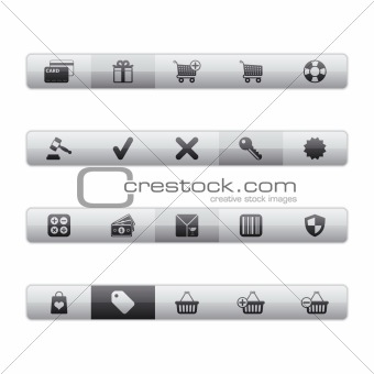 Interface Icons - Shopping Gray