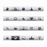 Interface Icons - Social Media Gray