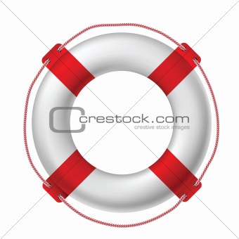 White life buoy