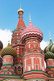 St. Basil's Cathedral in Moscow on red square