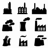 Factories and power plants