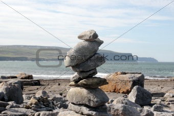 doolin beach rock piles