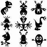 Silhouette monsters