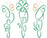 Shamrock Celtic Ireland knot