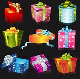 Different gifts illustration