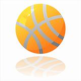 glossy basket ball