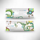 Abstract business cards