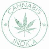 cannabis indica stamp