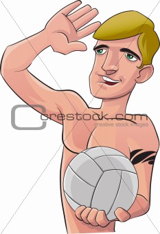 volleyball man