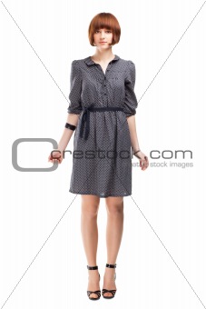 Full length portrait of a confident young female