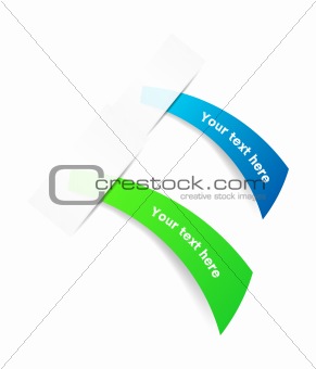 Free trial labels. Vector.