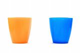 Blue And Orange Cups
