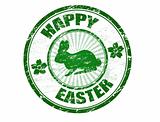 Happy Easter stamp