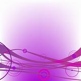 circle waves purple