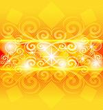vector illustration of an abstract orange background. eps10