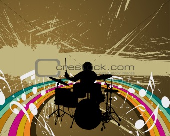 rock group drummer