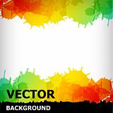 the abstract blot colorful background