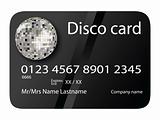 credit card disco black