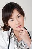 Attractive Asian female doctor