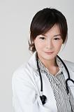 Friendly doctor of Asian