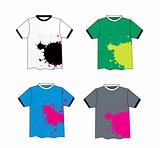 Grunge stylish t-shirt design vector