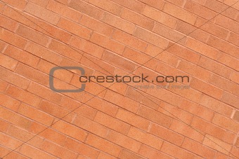 Orange brick wall background