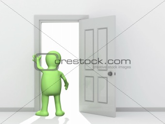 Open door