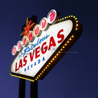 Las Vegas welcome sign.