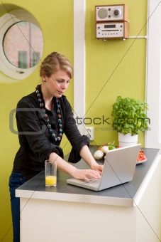 Computer in Kitchen