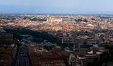 View of Rome from the Top of the Vatican