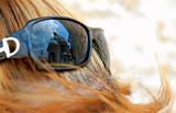 Vatican Rooftop Reflected in Woman's Sunglasses
