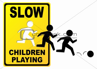 Children playing sign