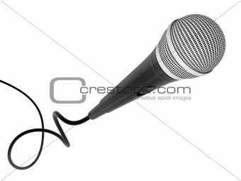 microphone flying