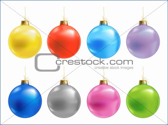 christmas colour balls
