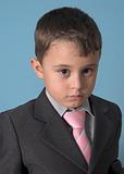  boy with suit