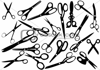 Vector illustration of cutting tools