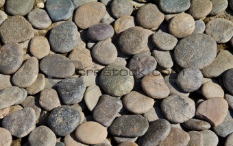 Pebble stone background.