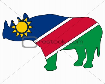 Namibia black rhino