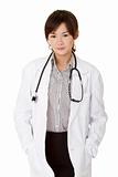 Professional Asian doctor woman