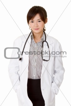 Professional Asian doctor woman