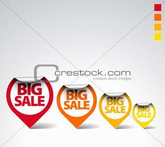 Colorful Round Sale Labels