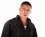 Angry Hispanic Man