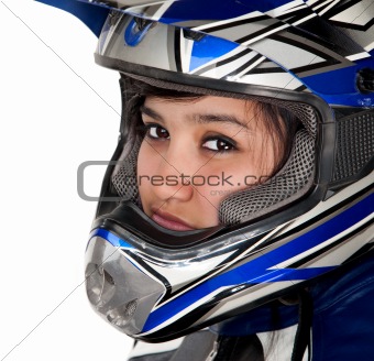 Young Latina Racer