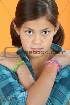 Little Girl With Arms Crossed 