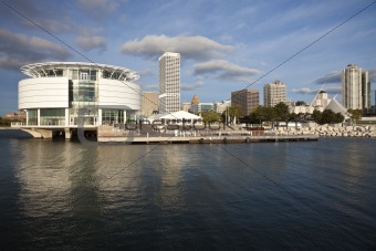 Milwaukee seen from Lakefront