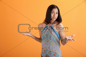 Woman With Open Hands