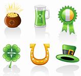 St. Patrick's Day icon set